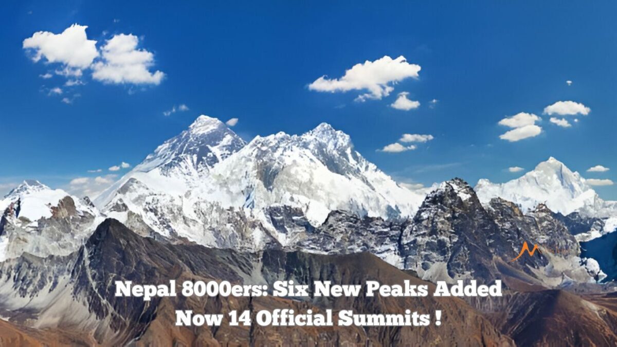 Nepal 8000ers , six newly added peaks